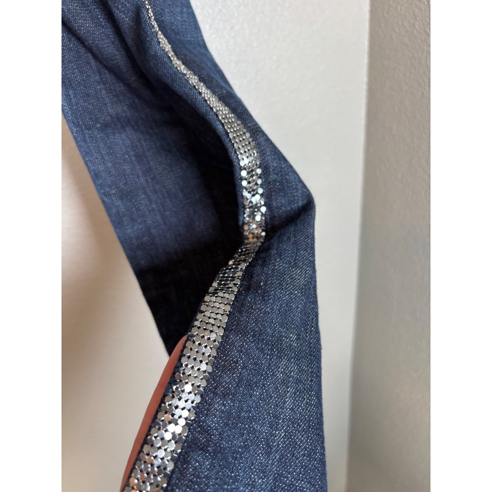 X2 Quality Denim Womens Size 2 Slim W10 Low Rise Straight Leg Jeans Dark Wash - Picture 7 of 12